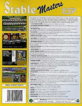 Stable Masters box cover back